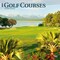 BrownTrout; Golf Courses | 2027 12 x 24 Inch (Hanging) Monthly Square Wall Calendar | Plastic-Free; Category:Wall Calendars; Image:2
